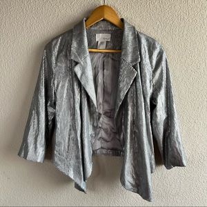 Spiegel silver sequin blazer